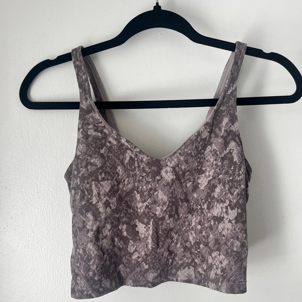 Lululemon Align Tank Snakeskin Gray